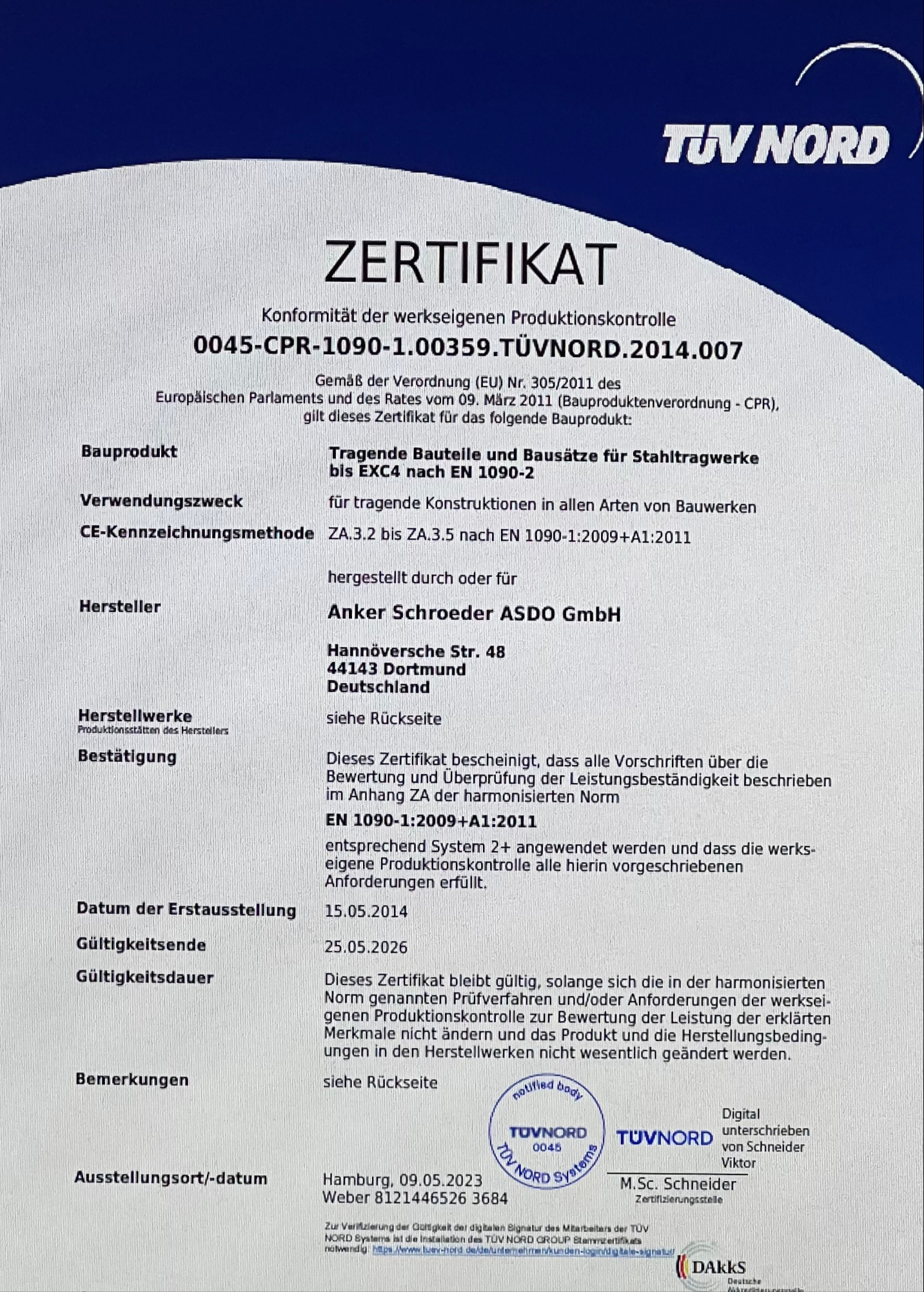 Aktuelles - Werkseigene Produktionskontrolle